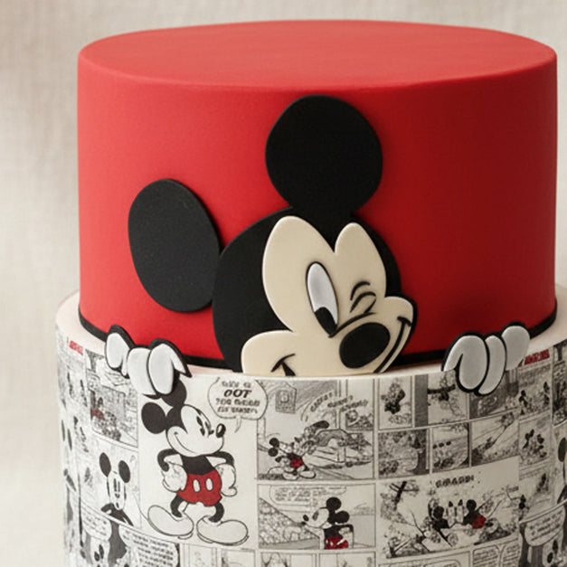 Mickey Mouse Comic Kids Cake