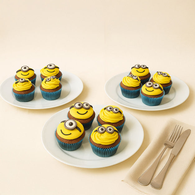 Minion Theme Kids Cupcakes