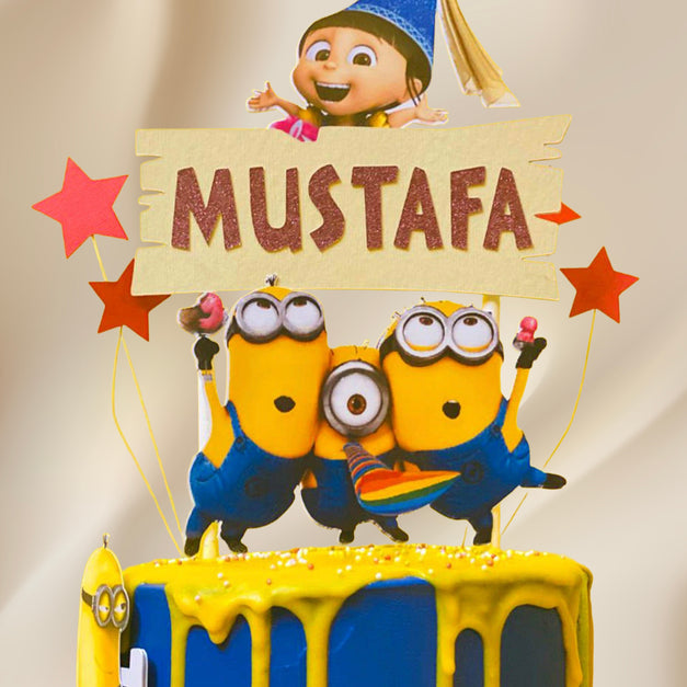 كيك اطفال تصميم مينيونز