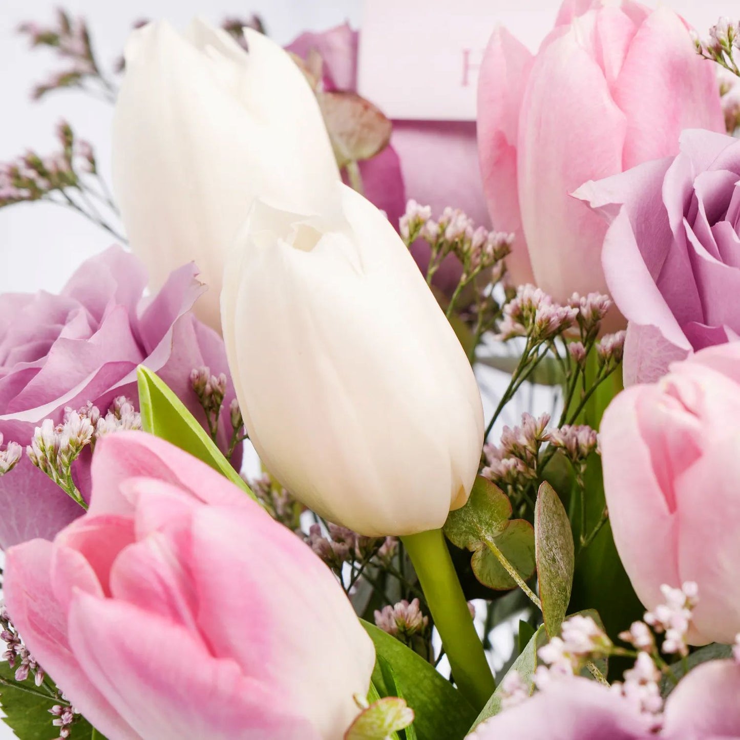 Tulip n Rose Elegant Vase For Mom