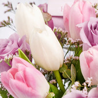 Tulip n Rose Elegant Vase For Mom