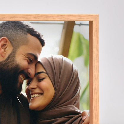 اطار صور خشبي هدية حب