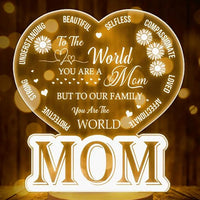 Engraved Mom's LED Table Lamp