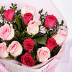 Love You Mom Red n Pink Rose Bouquet 