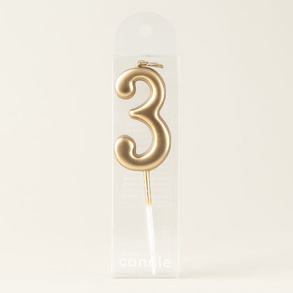 3 Number Candle