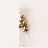 4 Number Candle