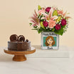 Personalize Your Ghibli Birthday Cake n Flowers