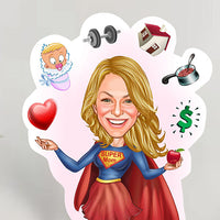 My Mom's A Superhero Table Top 