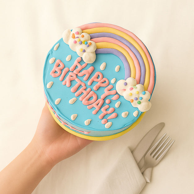 Rainbow Birthday Cake