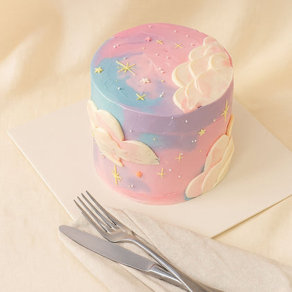 Cloud Dreams Galaxy Cake