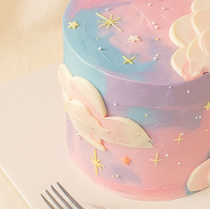 Cloud Dreams Galaxy Cake