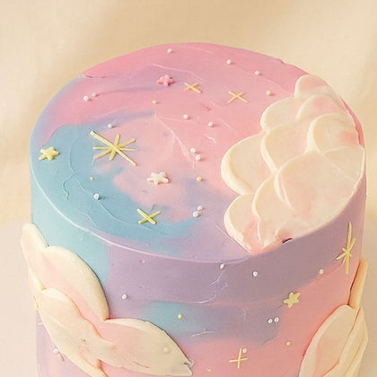 Cloud Dreams Galaxy Cake