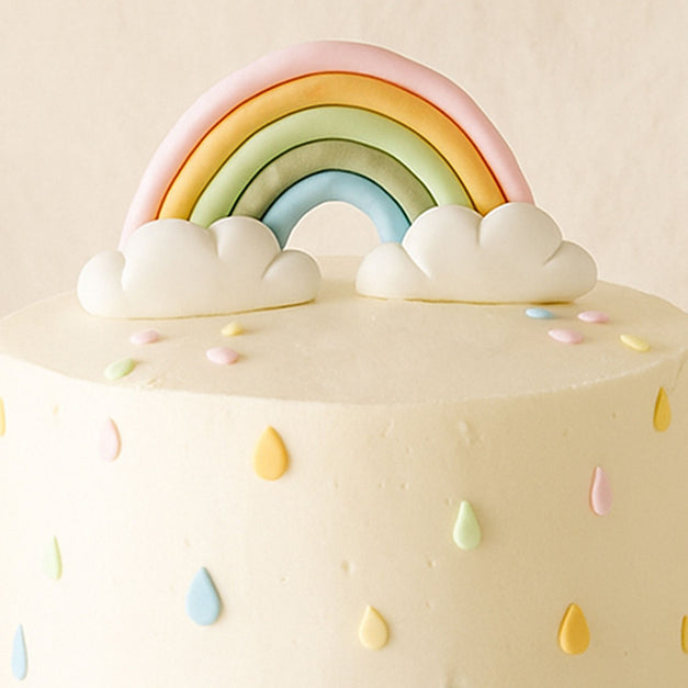 Rainbow Theme Tempting Cake