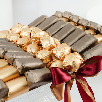 صينية تقديم شوكولاتة باتشي فاخرة