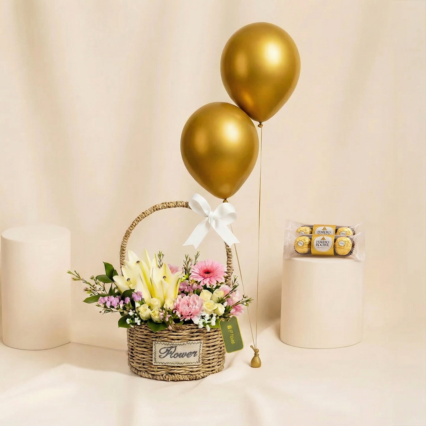 Touch of Magic Floral Basket Arrangement