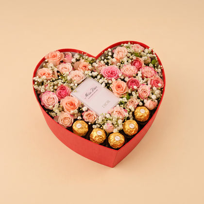 Miss Dior Blooming Perfume For Her With Roses n Chocolates