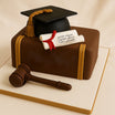 Lawyer Congrats Graduation Cake