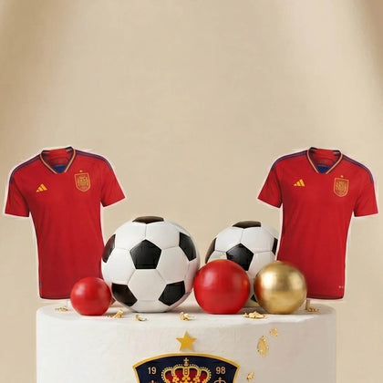 كيكة عيد ميلاد شوكولاتة منتخب إسبانيا لكرة القدم