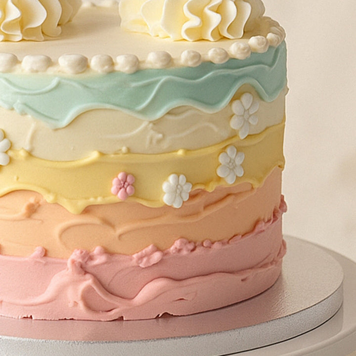 Tempting Cake Rainbow Theme
