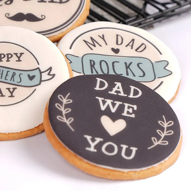 Father’s Day Messages Decorated Cookies