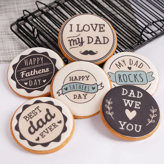 Father’s Day Messages Decorated Cookies