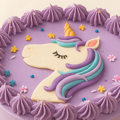 Unicorn Purple Cake For Girls