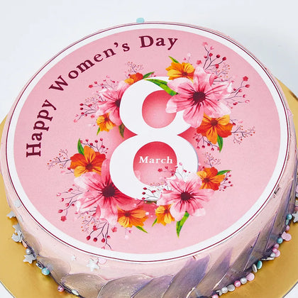 Women's Day Luscious Red Velvet Cake