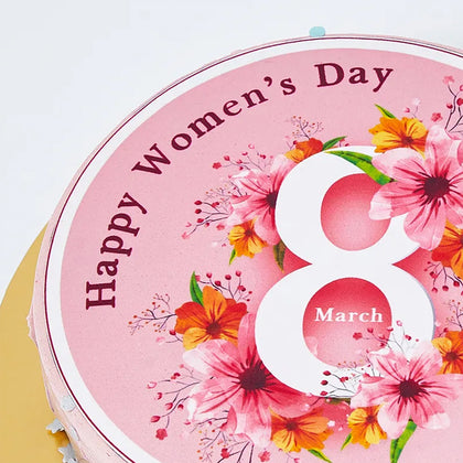 Women's Day Luscious Red Velvet Cake