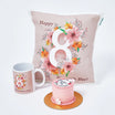 Women's Day Cake With Cushion n Mug Combo