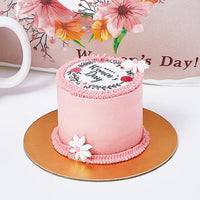 Women's Day Cake With Cushion n Mug Combo